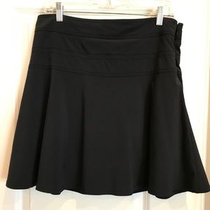 Athleta Black A-line Skort